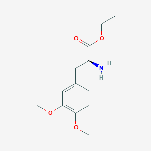 molecular formula C13H19NO4 B11709005 3-(3,4-Dimethoxyphenyl)alanine ethyl ester 