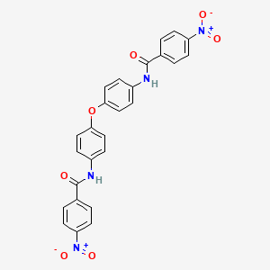 molecular formula C26H18N4O7 B11709577 N,N'-(oxydibenzene-4,1-diyl)bis(4-nitrobenzamide) CAS No. 34062-81-2