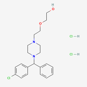 molecular formula C21H29Cl3N2O2 B1170965 Hydroxyzine Hydrochloride CAS No. 163837-37-4