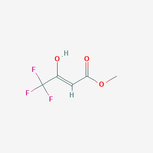 B1171003 Methyl 4,4,4-trifluoro-3-hydroxybut-2-enoate CAS No. 178380-97-7