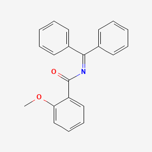 molecular formula C21H17NO2 B11710077 N-(diphenylmethylene)-2-methoxybenzamide 