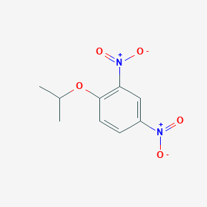 molecular formula C9H10N2O5 B11710130 2,4-Dinitro-1-(propan-2-yloxy)benzene CAS No. 10242-16-7