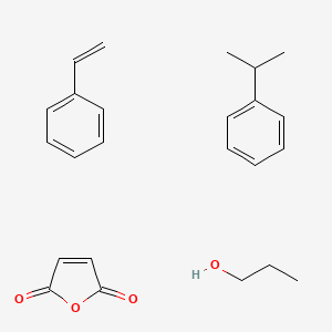 molecular formula C24H30O4 B1171052 cumene;furan-2,5-dione;propan-1-ol;styrene CAS No. 160611-48-3