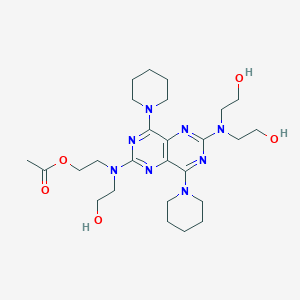 molecular formula C26H42N8O5 B011711 Dipyridamole monoacetate CAS No. 103638-43-3