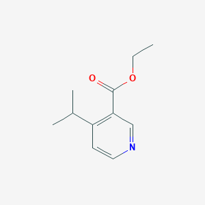 molecular formula C11H15NO2 B11711017 Ethyl 4-isopropylnicotinate 