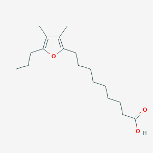 molecular formula C18H30O3 B117112 3,4-Dimethyl-5-propyl-2-furannonanoic Acid CAS No. 57818-38-9