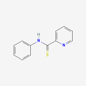 molecular formula C12H10N2S B11711591 N-phenyl-2-pyridinecarbothioamide CAS No. 13225-84-8