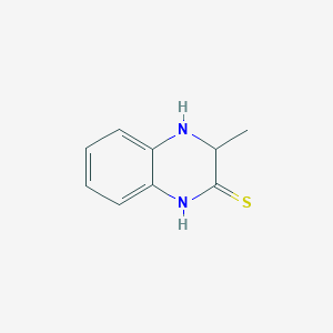 molecular formula C9H10N2S B117118 3-Methyl-3,4-dihydroquinoxaline-2(1H)-thione CAS No. 149668-97-3