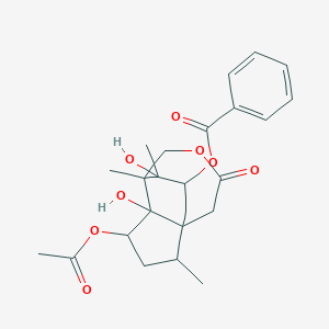molecular formula C24H30O8 B117124 Isodunnianin CAS No. 144923-90-0