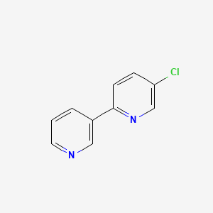 molecular formula C10H7ClN2 B11713372 5-Chloro-2,3'-bipyridine 