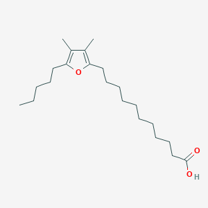 molecular formula C22H38O3 B117135 3,4-Dimethyl-5-pentyl-2-furanundecanoic acid CAS No. 57818-36-7