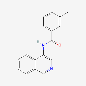 molecular formula C17H14N2O B1171362 N-(4-isoquinolinyl)-3-methylbenzamide 
