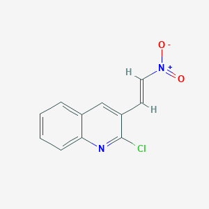 molecular formula C11H8ClN2O2 B1171372 E-2-Chloro-3-(2-nitro)vinylquinoline CAS No. 182050-12-0