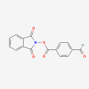 molecular formula C16H9NO5 B11713898 1,3-Dioxoisoindolin-2-yl 4-formylbenzoate 