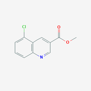 molecular formula C11H8ClNO2 B11713912 Methyl 5-chloroquinoline-3-carboxylate 