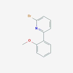 molecular formula C12H10BrNO B11713920 2-Bromo-6-(2-methoxyphenyl)pyridine 
