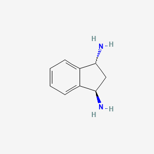 molecular formula C9H12N2 B1171402 trans-1,3-Diaminoindan CAS No. 187522-93-6