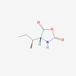 molecular formula C7H11NO3 B11714021 (R)-4-[(R)-sec-Butyl]oxazolidine-2,5-dione 