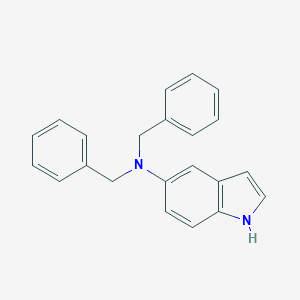 molecular formula C22H20N2 B117141 N,N-dibenzyl-1H-indol-5-amine CAS No. 151273-37-9