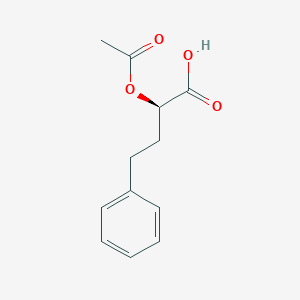 molecular formula C12H14O4 B117145 (alphaR)-Acetyloxybenzenebutanoic Acid CAS No. 117017-04-6
