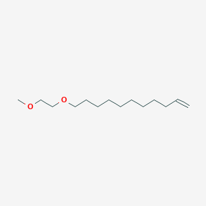molecular formula C14H28O2 B11714584 1-Methoxy-2-(undec-10-en-1-yloxy)ethane 