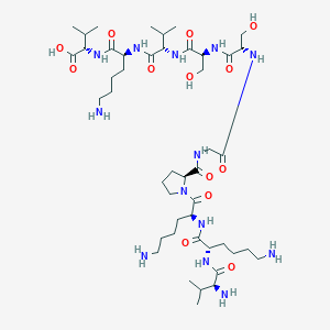 molecular formula C46H85N13O13 B117146 Immunocorticotropin CAS No. 150035-99-7