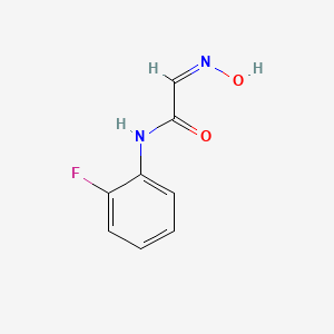 molecular formula C8H7FN2O2 B11714686 (2E)-N-(2-fluorophenyl)-2-(hydroxyimino)acetamide 