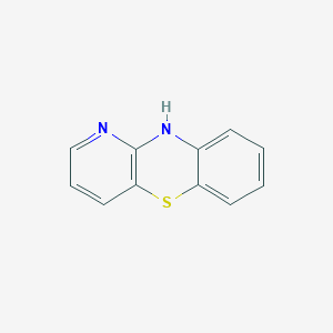 molecular formula C11H8N2S B117147 10H-Pyrido(3,2-b)(1,4)benzothiazine CAS No. 261-96-1