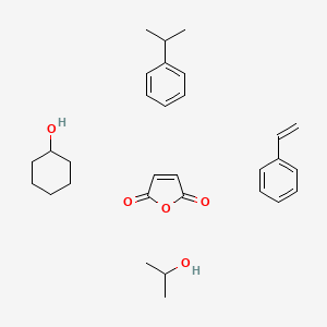 molecular formula C30H42O5 B1171476 cumene;cyclohexanol;furan-2,5-dione;propan-2-ol;styrene CAS No. 160611-51-8