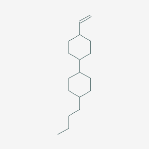 molecular formula C18H32 B117148 1-Butyl-4-(4-ethenylcyclohexyl)cyclohexane CAS No. 153429-47-1