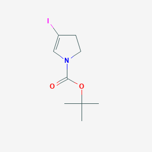 molecular formula C9H14INO2 B11714952 tert-butyl 4-iodo-2,3-dihydro-1H-pyrrole-1-carboxylate 