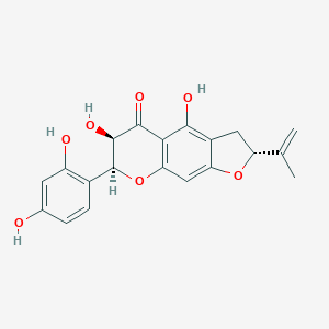 molecular formula C20H18O7 B011715 Shuterone B CAS No. 105454-03-3