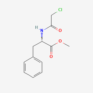 molecular formula C12H14ClNO3 B11715154 methyl (2S)-2-(2-chloroacetamido)-3-phenylpropanoate 