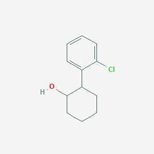 molecular formula C12H15ClO B11715204 2-(2-Chlorophenyl)cyclohexan-1-ol 