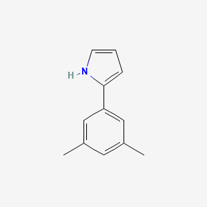 molecular formula C12H13N B11715466 2-(3,5-Dimethylphenyl)pyrrole 