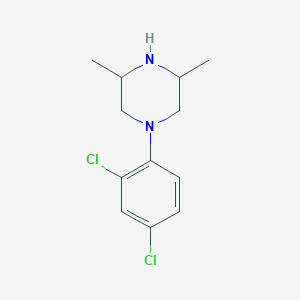 molecular formula C12H16Cl2N2 B11715621 1-(2,4-Dichlorophenyl)-3,5-dimethylpiperazine 