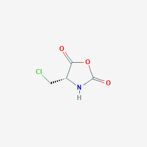 molecular formula C4H4ClNO3 B11715738 (S)-4-(Chloromethyl)oxazolidine-2,5-dione 