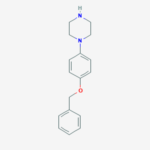 molecular formula C17H20N2O B117161 1-[4-(Benzyloxy)phenyl]piperazine CAS No. 144881-52-7