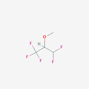 molecular formula C4H5F5O B11716178 1,1,1,3,3-Pentafluoro-2-methoxypropane 