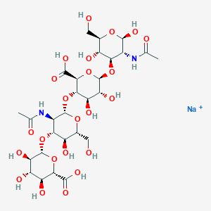 molecular formula C28H44N2NaO23+ B117162 Healon CAS No. 9067-32-7