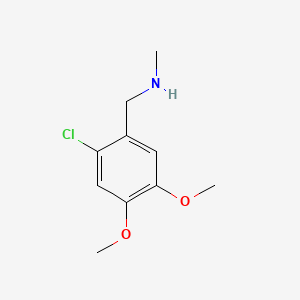 (2-chloro-4,5-dimethoxyphenyl)-N-methylmethanamine