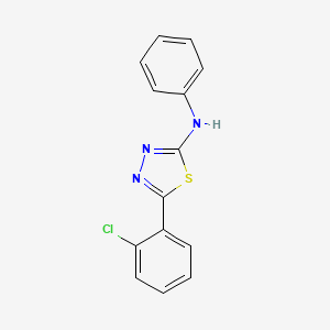 5-(2-chlorophenyl)-N-phenyl-1,3,4-thiadiazol-2-amine