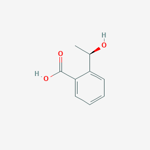 molecular formula C9H10O3 B117165 2-[(1R)-1-Hydroxyethyl]benzoic acid CAS No. 158169-17-6