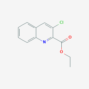 molecular formula C12H10ClNO2 B11716503 Ethyl 3-Chloroquinoline-2-carboxylate 