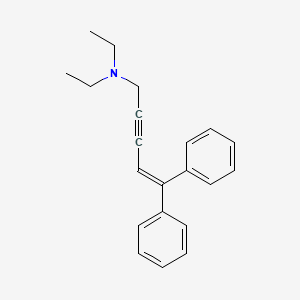 molecular formula C21H23N B1171651 N,N-diethyl-5,5-diphenylpent-4-en-2-yn-1-amine 