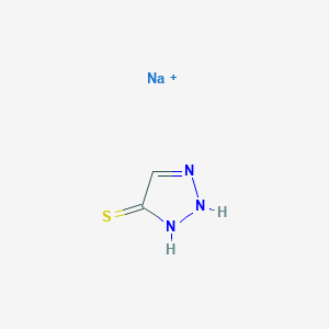 molecular formula C2H3N3NaS+ B11716573 5-Mercapto-1,2,3-Triazole monosodium salt 