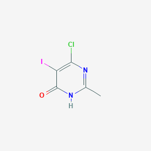 6-Chloro-5-iodo-2-methyl-4-pyrimidinol