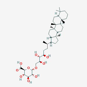 molecular formula C41H70O10 B117167 O-Glucuronopyranosyl bacteriohopanetetrol CAS No. 144599-05-3