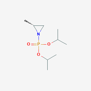 molecular formula C9H20NO3P B11716765 bis(propan-2-yl) [(2R)-2-methylaziridin-1-yl]phosphonate 