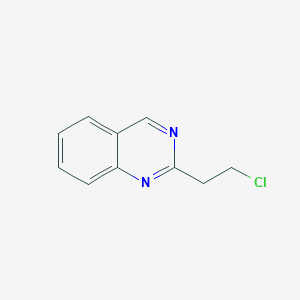 molecular formula C10H9ClN2 B11716891 2-(2-Chloroethyl)quinazoline 